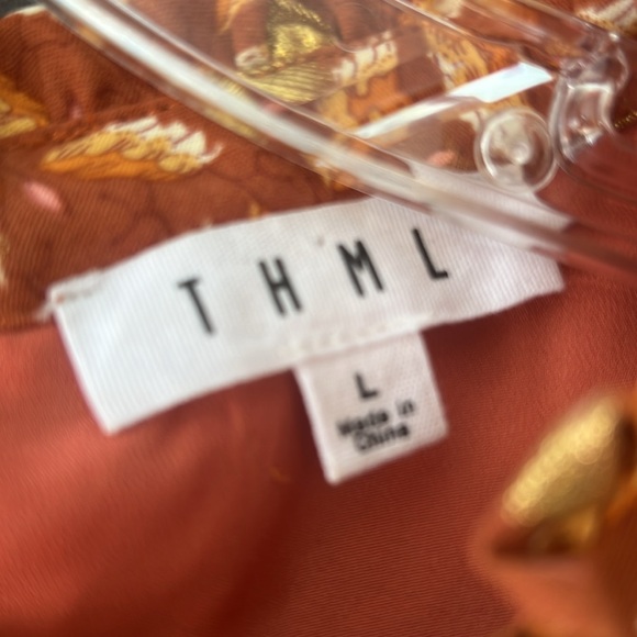 THML boutique fall dress. Large - Picture 3 of 6